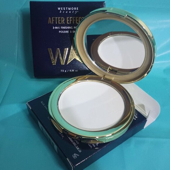 NIB Westmore Beauty Lot ~ 2 After Effects Finishing Powder + Makeup Brush USA - Picture 4 of 6